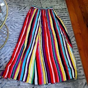 New York and Co rainbow maxi skirt sz xs